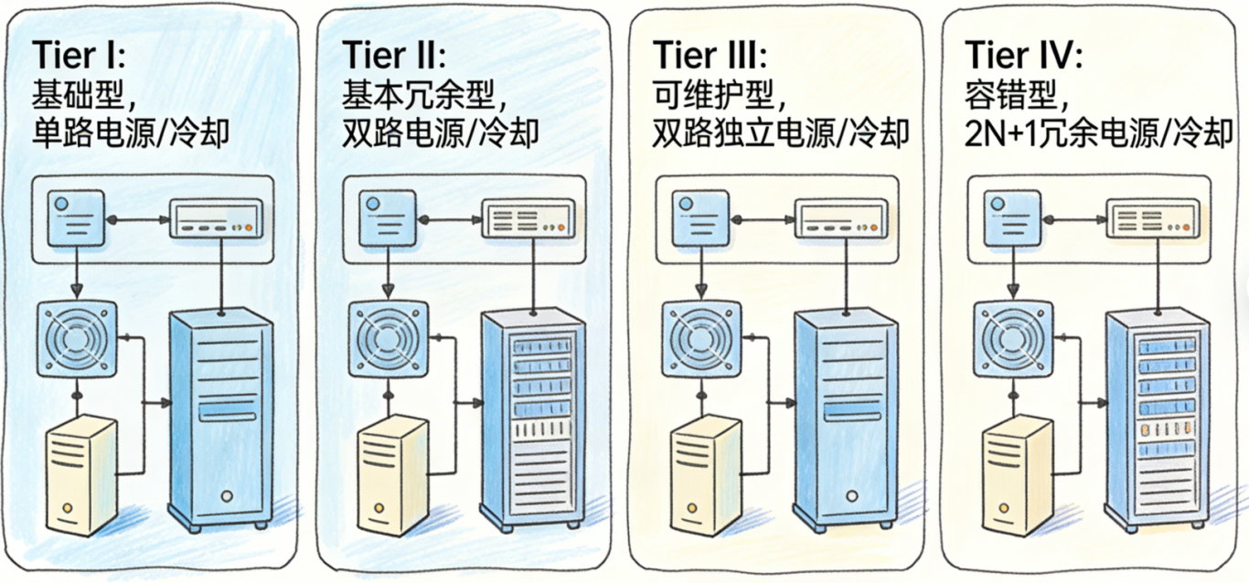 IDC数据中心常见等级划分是什么？